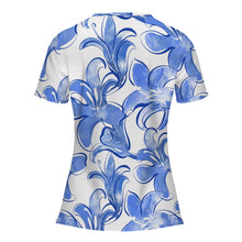 Charger l'image dans la galerie, T-shirt d'été à manches courtes pour femmes MLTW20337 avec boutons 5 personnalisé avec photo motif texte