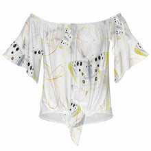 Charger l'image dans la galerie, T-shirt d'été femme chemise batik à manches chauve-souris MXLD193 personnalisée avec prénom motif texte
