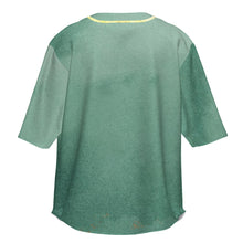 Charger l'image dans la galerie, T-shirt de baseball à manches courtes et col en V avec boutons complets BEJ personnalisé avec photo texte prénom