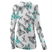 Charger l'image dans la galerie, T-shirt de protection de la peau à manches longues résistant aux UV, chemise de protection solaire, chemise fonctionnelle pour femme NZ143 personnalisé avec photo texte logo (conception multi-images)