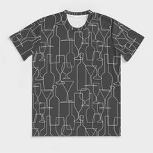 Charger l'image dans la galerie, T-shirt tee shirt homme imprimé allover OMDT01 personnalisé avec photo texte prénom (conception une image)