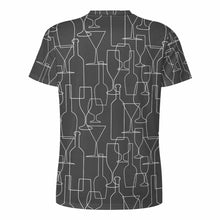 Charger l'image dans la galerie, T-shirt tee shirt homme imprimé allover OMDT01 personnalisé avec photo texte prénom (conception une image)