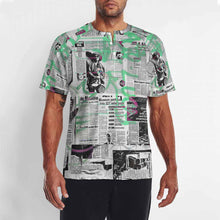 Charger l'image dans la galerie, T-shirt tee shirt Polo Reglan homme manches courtes DT36 à trois boutons personnalisé avec photo texte motif (conception une image)