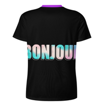 Charger l'image dans la galerie, T-shirt tee shirt homme manches courtes imprimé all-over OMDT01 personnalisée avec prénom photo motif texte (conception multi-images)