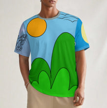 Charger l'image dans la galerie, T-shirt unisexe à col rond côtelé NT T-shirt ajusté à manches courtes personnalisée avec prénom motif texte (conception multi-images)