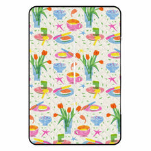 Charger l'image dans la galerie, Tapis de pique-nique pliable pour sac à main style fermeture éclair personnalisé avec photo texte prénom