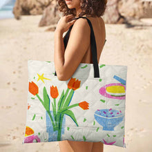 Charger l'image dans la galerie, Tapis de pique-nique pliable pour sac à main style fermeture éclair personnalisé avec photo texte prénom