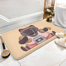 Charger l'image dans la galerie, Tapis de sol antidérapant pour salle de bain (version épaisse) personnalisé avec photo motif texte