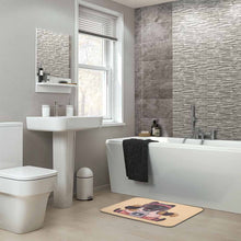 Charger l'image dans la galerie, Tapis de sol antidérapant pour salle de bain (version épaisse) personnalisé avec photo motif texte