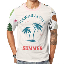 Charger l'image dans la galerie, Tee NT unisexe col rond coupe régulière à manches courtes personnalisée avec prénom motif texte (conception multi-images)