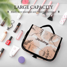 Charger l'image dans la galerie, Trousse de toilette suspendue avec crochet en S et poignée trousse de toilette entièrement imprimée personnalisé avec photo texte prénom