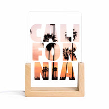 Charger l'image dans la galerie, Veilleuse en acrylique (base enfichable colorée) personnalisée avec prénom motif texte