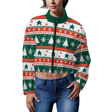 Charger l'image dans la galerie, Veste polaire courte à capuche pour femme MWL476 personnalisé avec photo texte prénom (conception une image)