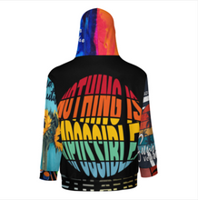 Charger l'image dans la galerie, Veste pull à capuche homme manches longues sweat zippé à capuche WY14 personnalisée avec prénom motif texte (conception multi-images)