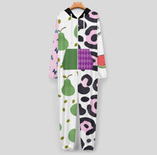 Charger l'image dans la galerie, Vêtements de détente une pièce zippés femme / homme personnalisée avec prénom motif texte (conception multi-images)