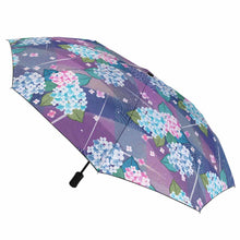 Charger l'image dans la galerie, Y01 Parapluie automatique pliable 3 plis / parapluie de poche (noir collé à l'intérieur / imprimé à l'extérieur) personnalisé avec photo texte prénom