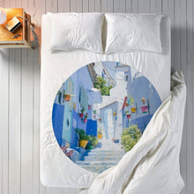 Charger l'image dans la galerie, Plaid Rond Personnalisé avec Photo | Tapis de Pique-Nique Chic