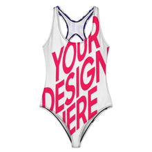 Charger l'image dans la galerie, Nouvelle 2024 maillot de bain une pièce pour femmes SDS2011 personnalisée avec prénom motif texte (conception multi-images)