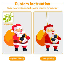 Charger l'image dans la galerie, Décorations de Noël pour la maison pendentif en acrylique (différents motifs) personnalisée avec prénom motif texte