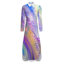 Charger l'image dans la galerie, Robe Chemise Femme Personnalisable | Élégance & Style Polyvalent | Manches Longues