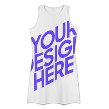Charger l'image dans la galerie, Robe d'été à épaules dénudées pour femme APQ tenue de plage sans manches débardeur courte personnalisé avec photo texte prénom