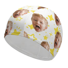 Charger l'image dans la galerie, Bonnet de Bain Tissu Personnalisé | Confort Lycra & Cheveux Longs