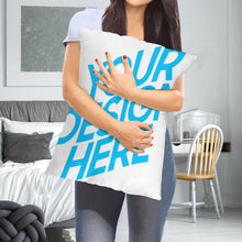 Charger l'image dans la galerie, Taie d'oreiller surdimensionnée en polyester de différentes tailles, personnalisé avec photo texte prénom (même motif des deux côtés)