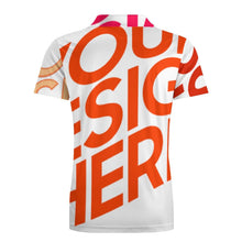 Charger l'image dans la galerie, Polo pur coton pour homme personnalisée avec prénom motif texte