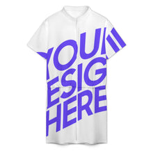 Charger l'image dans la galerie, Combinaison à manches courtes LM427 pour hommepersonnalisé avec photo texte prénom (conception une image)