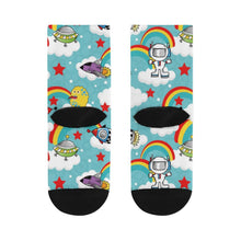 Charger l'image dans la galerie, Chaussettes Longues Personnalisées | Design Bicolore, Confort Polyester | Cadeau Unique