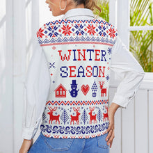 Charger l'image dans la galerie, Gilet Pull Sans Manches Femme - Col V Oversize (S-2XL)