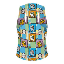 Charger l'image dans la galerie, Gilet Sans Manches Femme Col V Personnalisable Style Tailleur