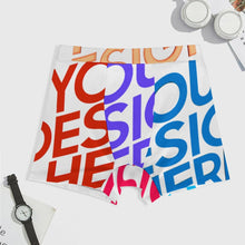 Charger l'image dans la galerie, Boxer homme SDS025 imprimé en pur coton avec large ceinture élastique personnalisé avec photo texte prénom