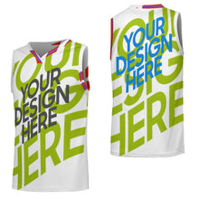 Charger l'image dans la galerie, Maillot de basket-ball col V pour adolescents KTZ personnalisé avec photo texte prénom