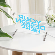 Charger l'image dans la galerie, Cadre photo puzzle en acrylique personnalisé avec photo texte prénom