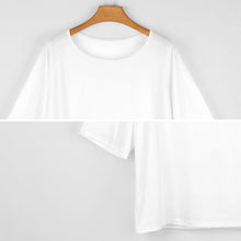 Charger l'image dans la galerie, T-Shirt Col Bateau Ample Femme | Personnalisable | Style & Confort Polyester