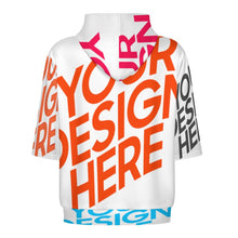 Charger l'image dans la galerie, Sweat à capuche pour homme et femme LM033 demi-manches design multi-images en tissu de santé (également appelée couche d'air) personnalisée avec prénom motif texte