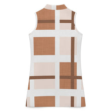 Charger l'image dans la galerie, Robe chemise sans manches effet lin boutonnée pour femme