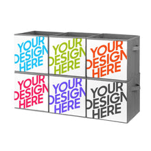 Charger l'image dans la galerie, Boîte de rangement pliable en tissu Oxford personnalisé avec photo texte prénom