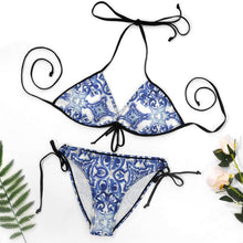 Charger l'image dans la galerie, Bikini Triangle à Nouer Personnalisé | Maillot de Bain 2 Pièces