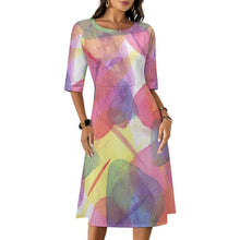 Charger l'image dans la galerie, Robe Longue Personnalisable pour Femme | Tissu Extensible & Élégant