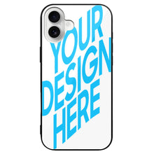 Charger l'image dans la galerie, Coque de téléphone en verre Apple iPhone 16 personnalisé avec photo texte prénom