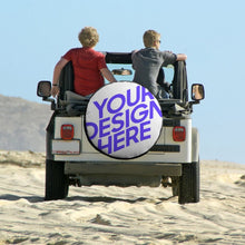 Charger l'image dans la galerie, Housse de pneu de voiture personnalisé avec photo prénom image motif texte logo