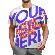 Charger l'image dans la galerie, Maillot classique manches courtes homme S33T personnalisé avec photo texte prénom