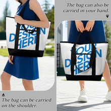 Charger l'image dans la galerie, Sac cabas isotherme grande capacité XB0601064 personnalisé avec photo texte prénom (conception une image)