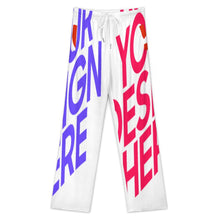 Charger l'image dans la galerie, Pantalon de pyjama ample cordon de serrage homme LM071 taille S-5XL personnalisée avec prénom motif texte (conception multi-images)