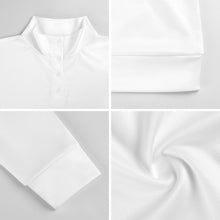 Charger l'image dans la galerie, Sweat-shirt unisexe à manches longues et col montant ANY personnalisé avec photo texte prénom