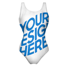 Charger l'image dans la galerie, Maillot de bain une pièce femme LT3190 été maillot de bain dos nu joint personnalisée avec prénom motif texte (conception multi-images)