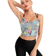 Charger l'image dans la galerie, Débardeur Yoga Court avec Brassière : Crop Top Sport Rembourré