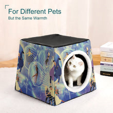Charger l'image dans la galerie, Lit Cocon Personnalisé pour Chat et Petit Chien | Niche d'Intérieur